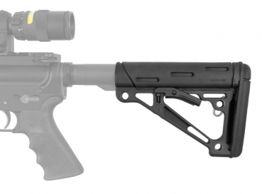 HOGUE | OverMolded Collapsible Buttstock Mil-Spec - Black