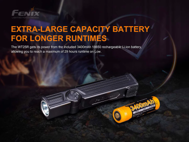 FENIX | WT25R Adjustable Head Flashlight