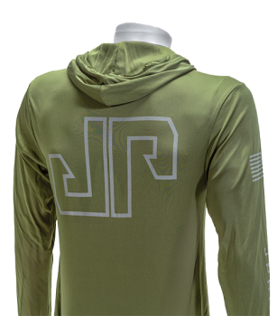 Preview: JP RIFLES | JP Hooded Sun Shirt - OD GREEN
