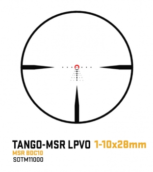 Sig Sauer | TANGO-MSR | 1-10x28 | MSR BDC10 SFP