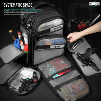 SAVIOR EQUIPMENT | PRO S.E.M.A Competition Backpack - OBSIDIAN BLACK
