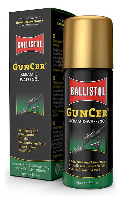 BALLISTOL |  GUNCER Ceramic Gun Oil Spray 50ml
