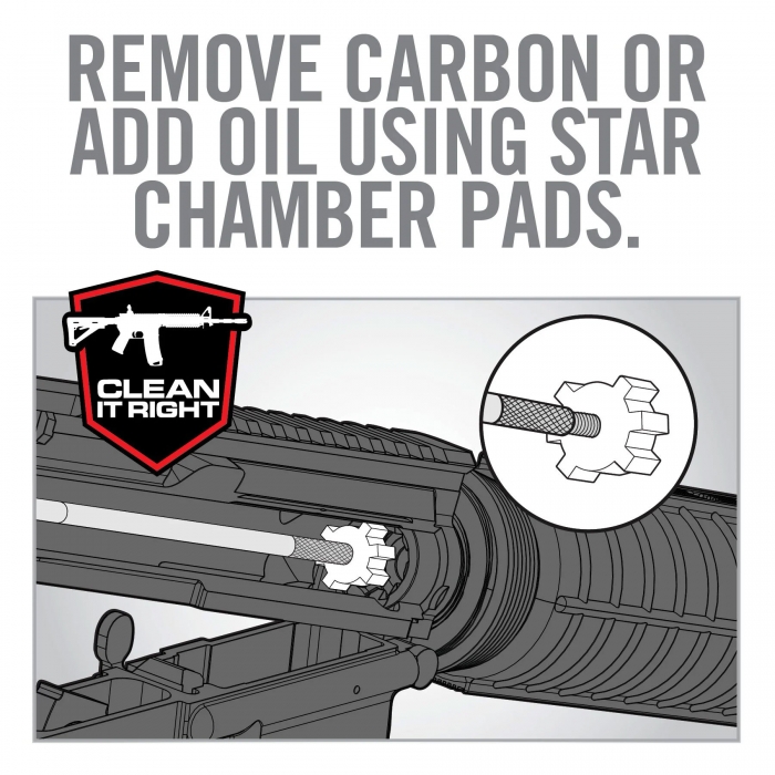 REAL AVID | AR15 STAR CHAMBER CLEANING PADS