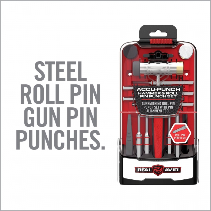 REAL AVID | ACCU-PUNCH HAMMER & ROLL PIN PUNCH SET