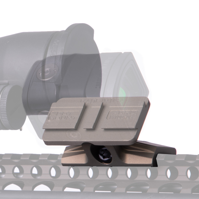 REPTILIA | DOT MOUNT - OFFSET FOR AIMPOINT ACRO P1/P2 AND STEINER MPS - Black
