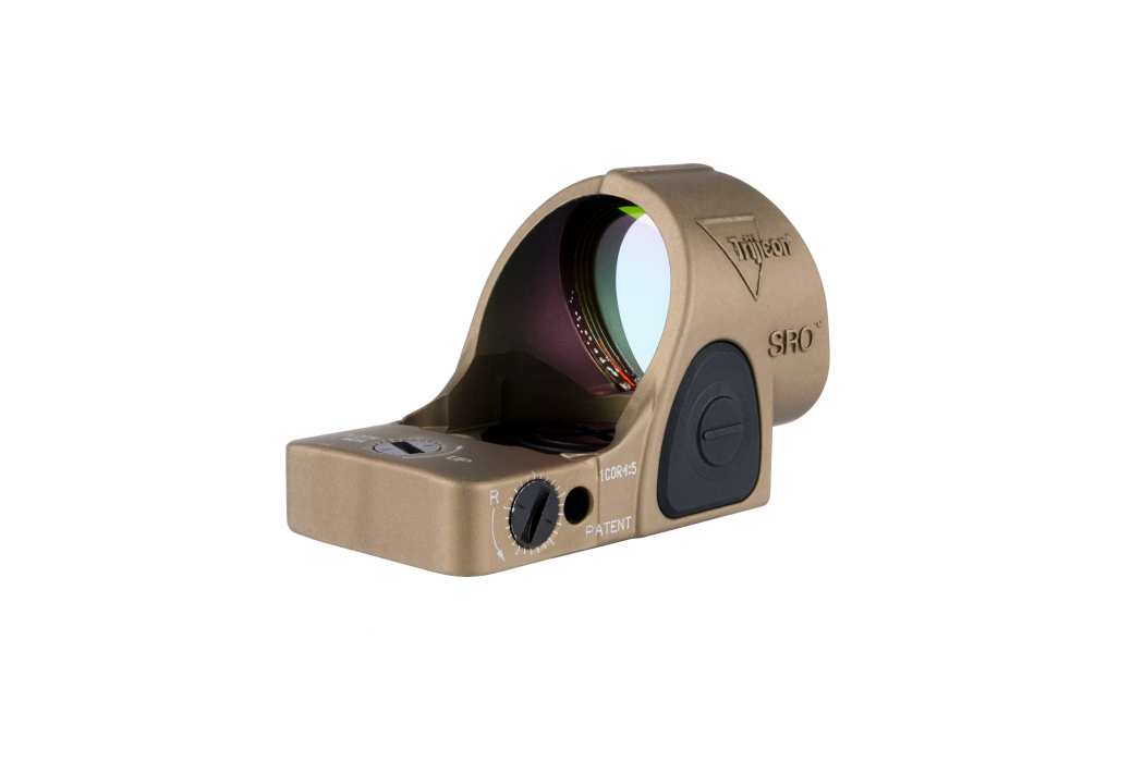 Trijicon | SRO Red Dot Sight [2.5 MOA Red Dot, Adjustable LED, Coyote Brown anodized]