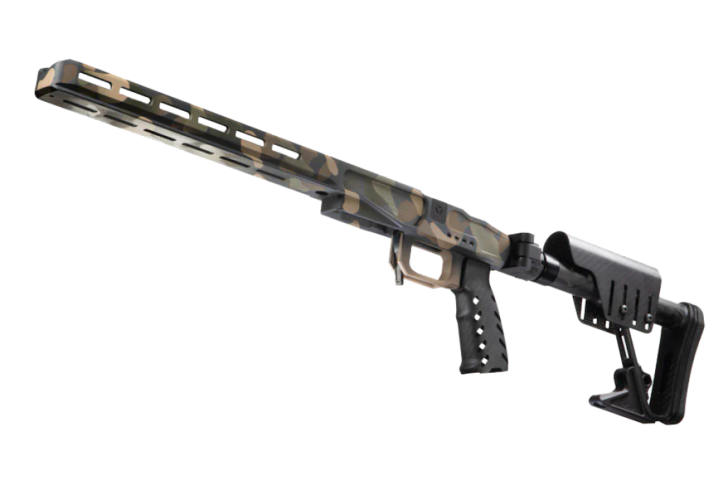 XLR | ELEMENT 4.0 MAGNESIUM CHASSIS - Rem 700 SA Ambi - CF Stock w/ Folding Adapter