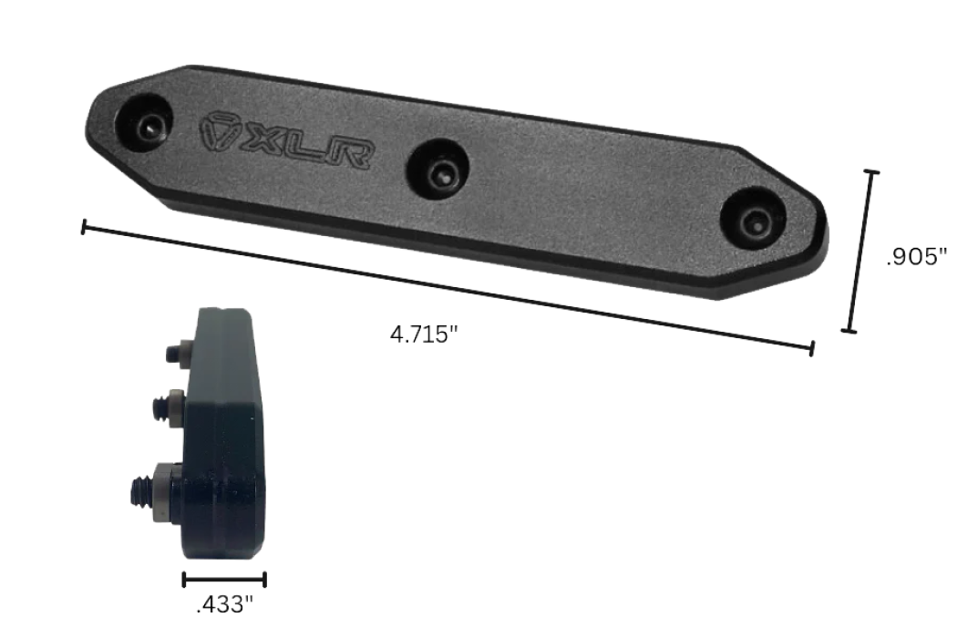 XLR | Side Weights Brass M-LOK