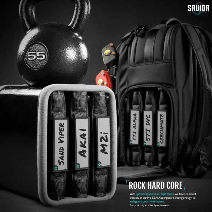 SAVIOR EQUIPMENT | PRO S.E.M.A Competition Backpack - OBSIDIAN BLACK