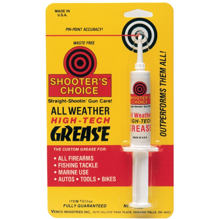 SHOOTER'S CHOICE | Synthetic All-Weather High-Tech Gun Grease