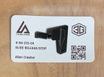 LAUGO ARMS | SLIDE RELEASE/STOP Creator - Rose Gold # RA-015-C-RG